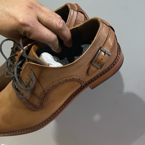 Brand New Bar III Sean Lace-up shoes Tan Sz 10.5 - Picture 8 of 14